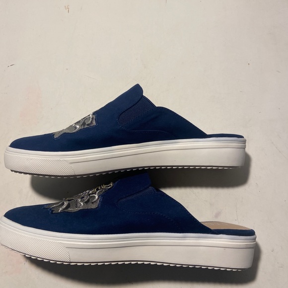 Steven natural comfort navy blue fabric. Slip ins size 9.5 NWT - Picture 4 of 7